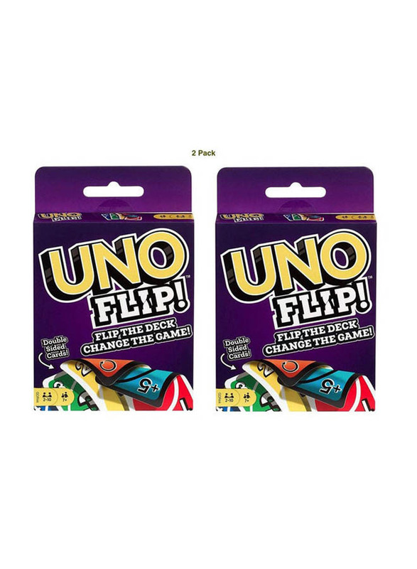 Uno 2-Piece Card Game, Ages 7+, Multicolour