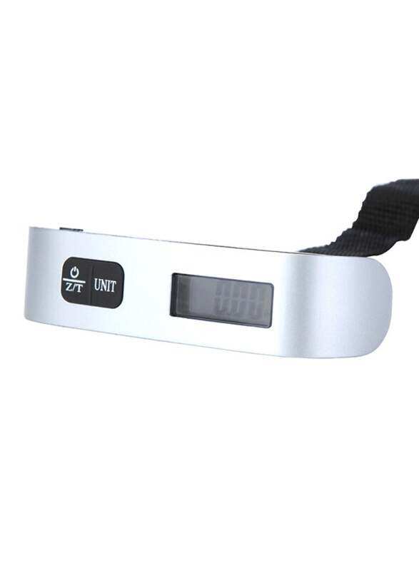 Mini Electronic Digital Luggage Scale, Silver