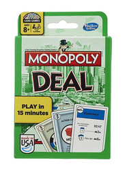 Hasbro Gaming Monopoly Deal Card Game, Ages 8+, Multicolour