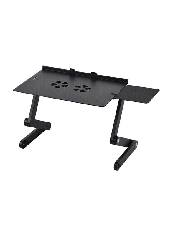 BJM Foldable Laptop Table Stand, Black