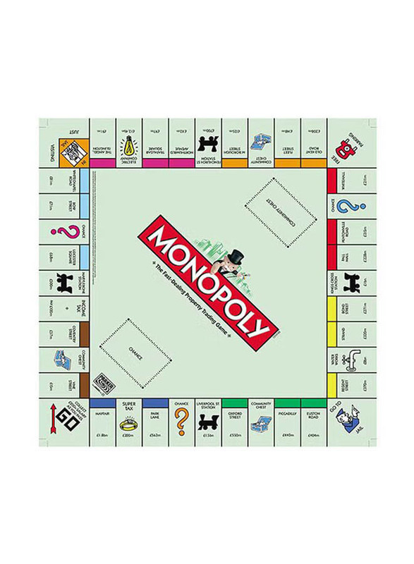 Monopoly Property Trading Board Game, White