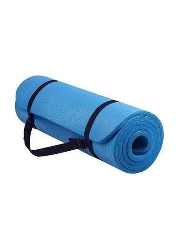 

Fashionhome Anti-Tear Yoga Mat with Carrying Strap, Blue
