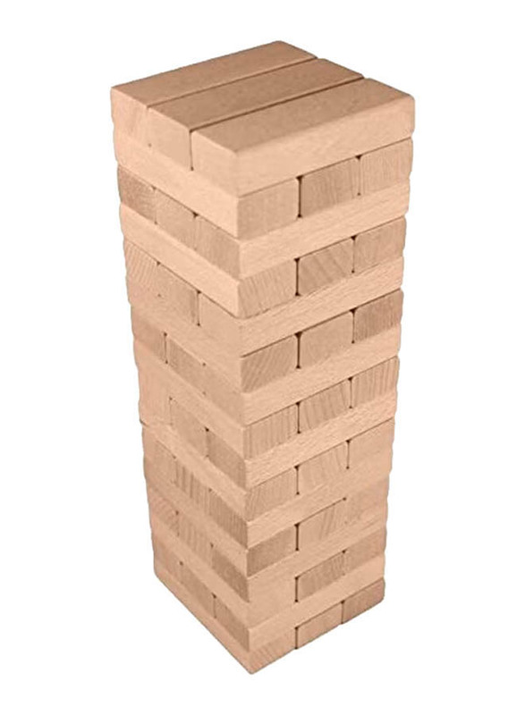 Edutoys Wooden Tower Building Blocks, Ages 3+