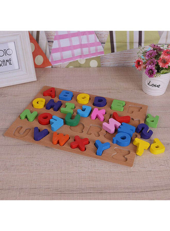 Wooden Puzzle Alphabet Letters Toy, Ages 6+