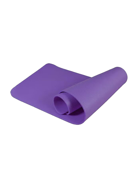 

Generic Extra Thick High Density Exercise Yoga Mat for Pilates with Carrying Strap & Bag, 61cm, Purple