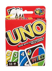 Uno 108-Piece Mattel Playing Card Game, Multicolour