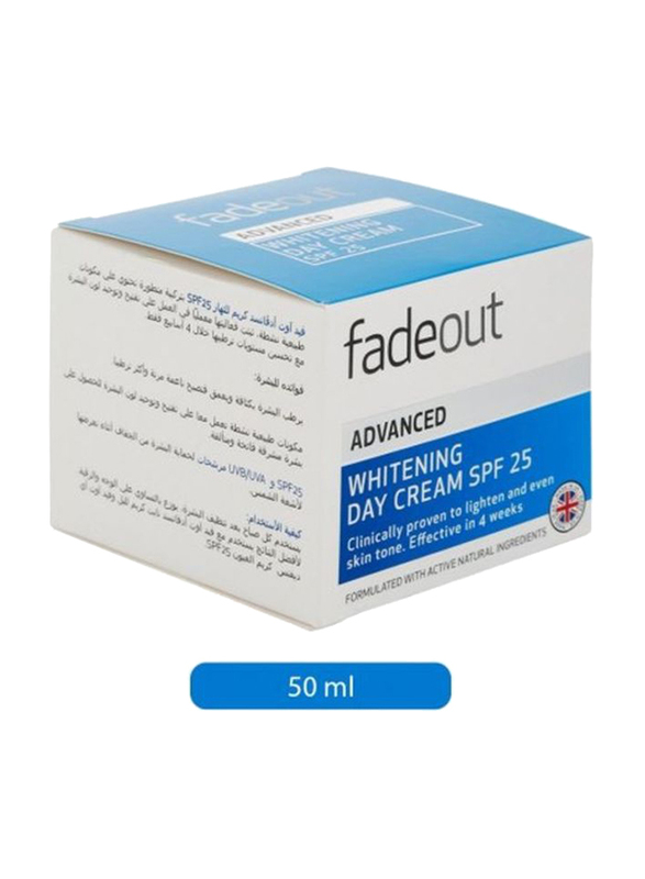 Fadeout Advanced Whitening SPF25 Day Cream, 50ml