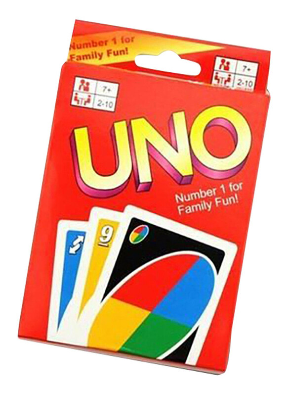 

Uno Family Fun Card Game, Ages 7+