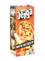 Hasbro 54-Piece Classic Jenga Stacking Block Game Kit, A2120, Ages 6+, Beige