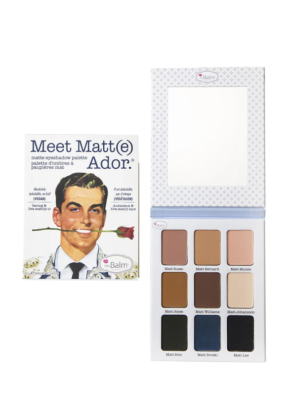 The Balm Meet Matt(e) Adore Eyeshadow Palette,  21.6gm,  Multicolor