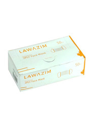 Lawazim Disposable Face Mask Set, 50 Pieces