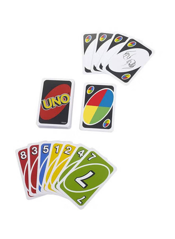 Uno Mattel Playing Card Game, MAT41001M, Ages 7+