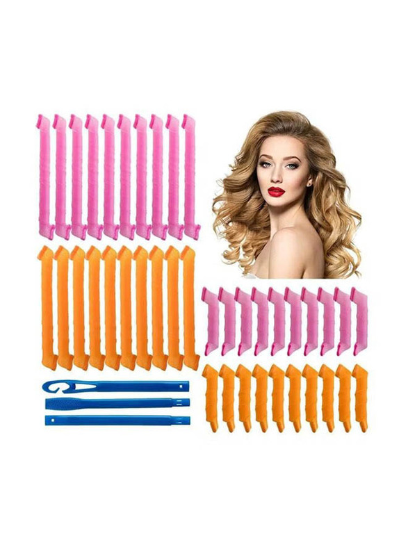 

XiuWoo Heatless Spiral Hair Curler Set, 40 Pieces