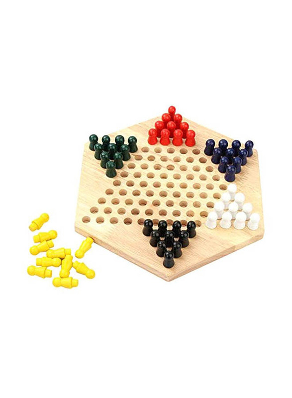 SN Toy Zone Wooden Chinese Checkers Board Game, Ages 3+