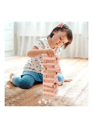 Timber Tower Wooden Block Educational Stacking Game, Multicolour, 51 Piece, Ages 3+