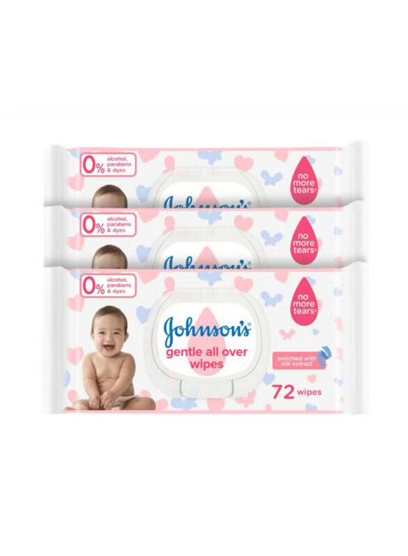 

Johnson's 3-Piece Baby Wipes Gentle all Over for Kids