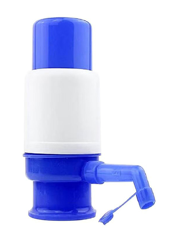 

Generic Water Hand Press Pump, White/Blue