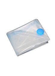 Foldable Vacuum Seal Compressed Organizer Bag, Clear