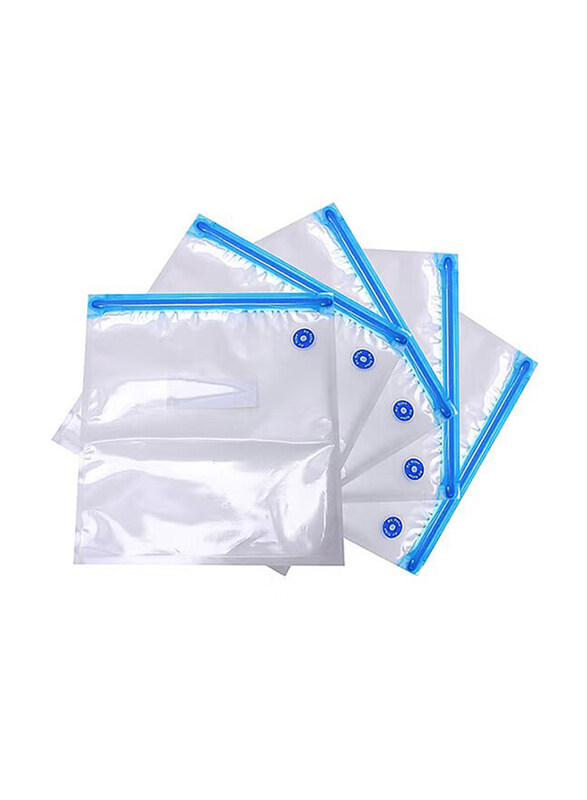 

Royalford Food Vacuum Bag Set, 20 Piece, Clear/Blue