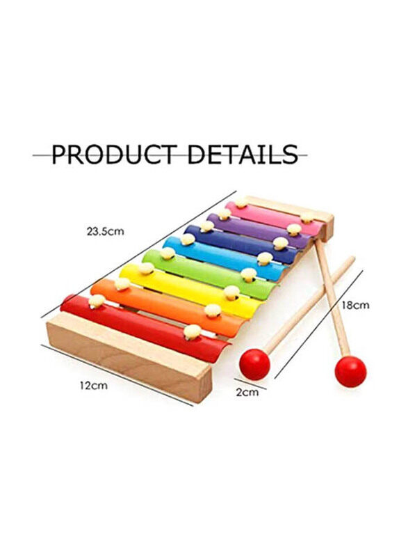 Sharpdo Xylophone Toy For Kids, Ages 3+, Multicolour