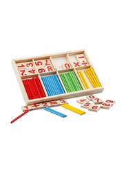 Grizzly Wooden Counting Math Game Toy Set, Ages 6+