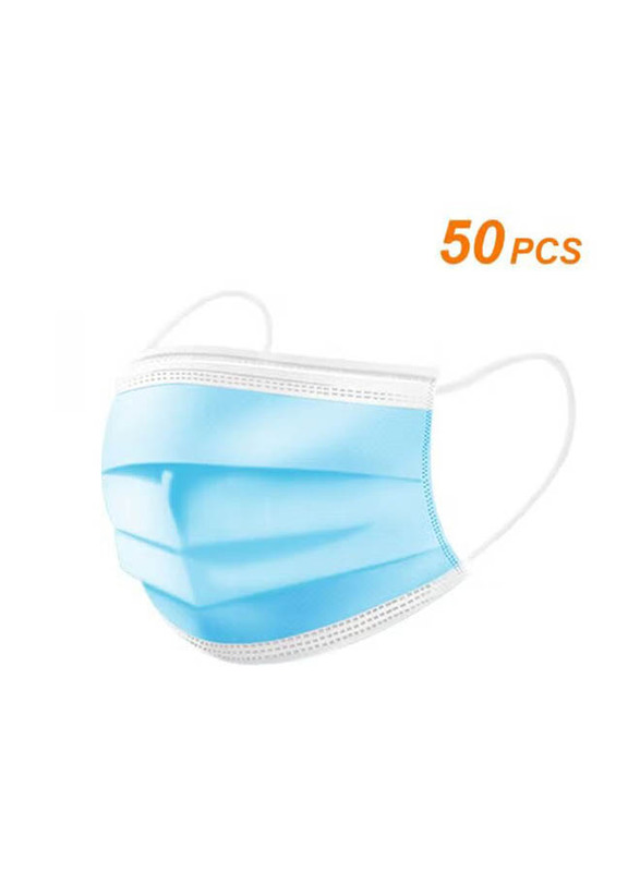 Disposable Breathable Face Mask Set with Earloop, 50 Pieces