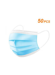 Disposable Breathable Face Mask Set with Earloop, 50 Pieces