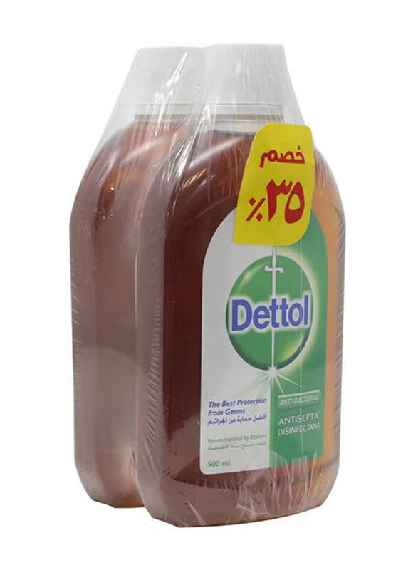 

Dettol Multicolour Antiseptic Liquid, 2589000, 2 x 500ml