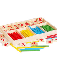 Wooden Counting Stick Early Learning Mathematical Toy, Ages 3+