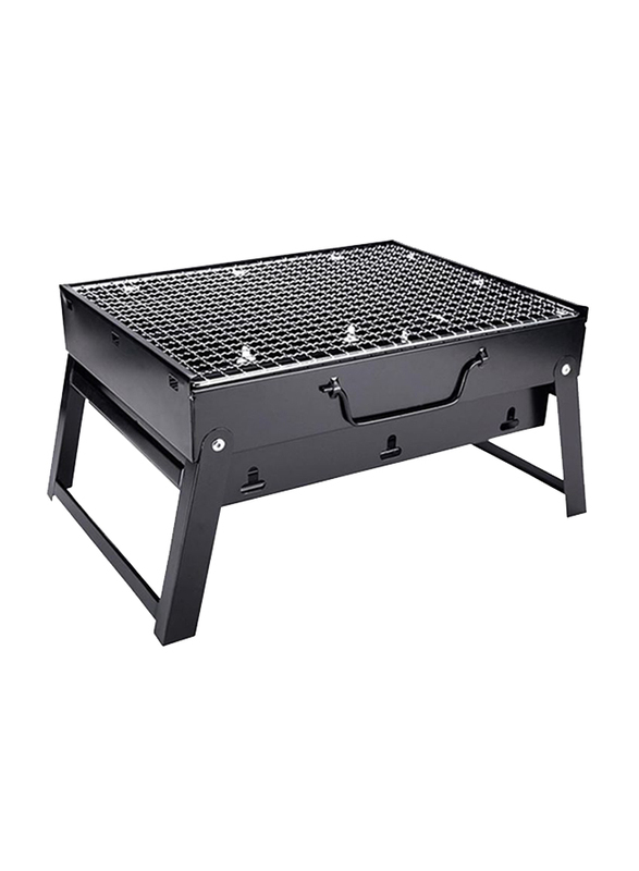 Portable Barbeque Charcoal Grill, BD-BBQ-19, Black/Silver