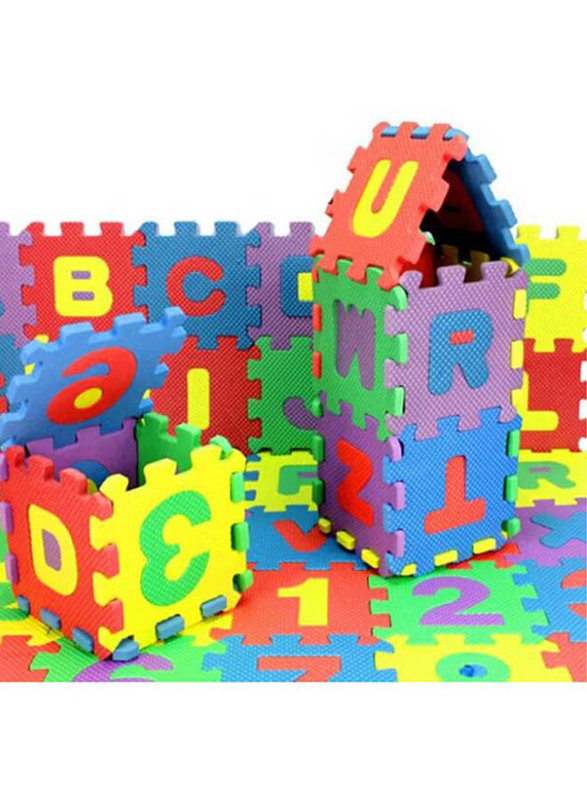 36-Piece Alphabet Jigsaw Puzzle, Multicolour