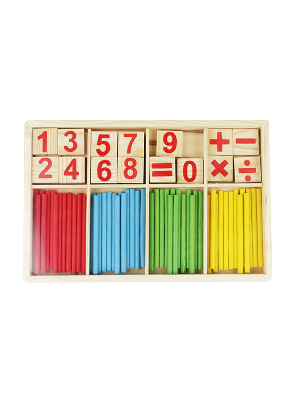 Wooden Counting Sticks, 72 Pieces, Ages 3+