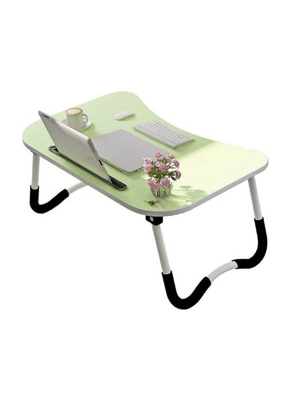 

Generic Portable Folding Laptop Table with iPad and Cup Holder, Green