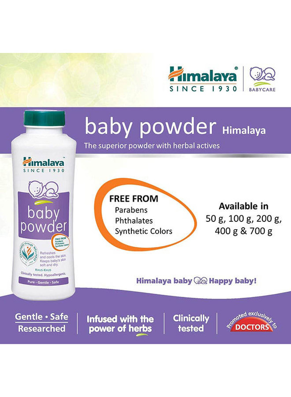 Himalaya 400gm Baby Powder, White