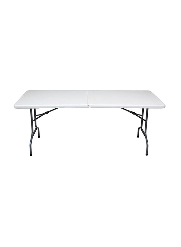 Class Portable Plastic Folding Table, White