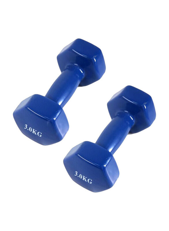 

Generic Dumbbells Set, 2 x 3 KG, Blue