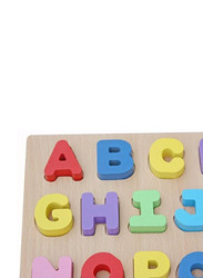 Webby Wooden Capital Alphabets Letters Learning Educational Tray Toy Set, Ages 2+