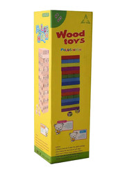 Wooden Blocks Build A Tower for Children, Ages 3+