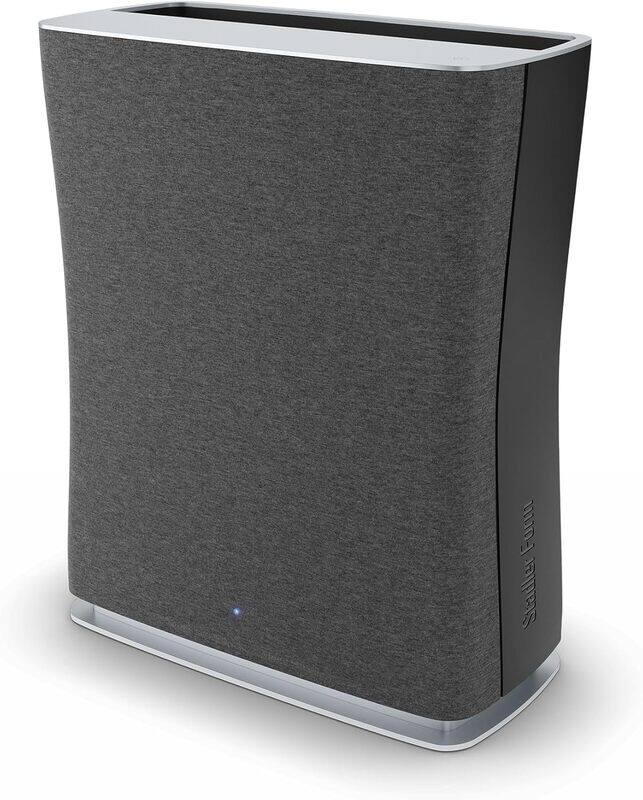 

Stadler Form Swiss Design Roger Smart Air Purifier with WiFi Dual Activated Carbon plus HEPA Filter Gas Sensors Textile Pre-Filter App Control Covers Up to 66 squa
