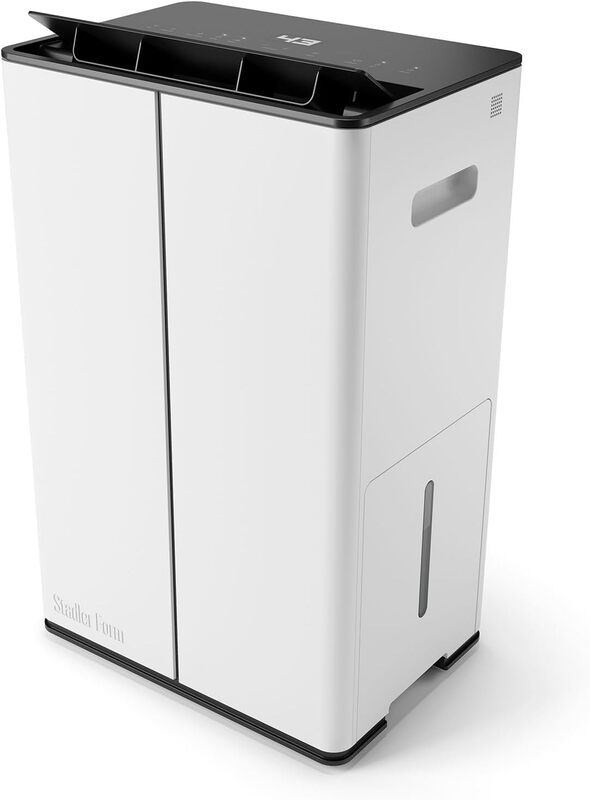 Swiss Design Dehumidifier: Wi-Fi, 2 Drainage Options, Air Purification, Ideal for Large Rooms up to 70sqm, Quiet, 24H Timer, 5L Tank, Swing & Night Modes (Lukas) - 2-Year Warranty+Local Support