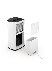 Stadler Form Theo Dehumidifier with Swing Function, Hygrostat & Timer, 10L, White