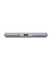 LaCie 2TB HDD Mobile Drive External Portable Hard Drive, USB-C/USB-A to USB-C Cables, STHG2000402, Space Grey