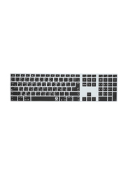 EZQuest Arabic/English Keyboard Cover for Apple Wired Keyboard with Numeric Keypad, Black/Clear