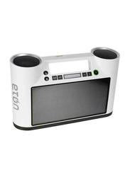 Eton Rukus Portable Bluetooth Solar Speaker, White