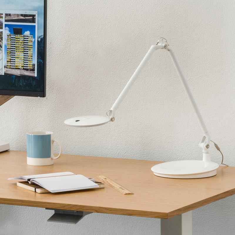 Humanscale Element Disc Table Light, White