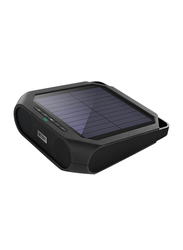 Eton Rugged Rukus Portable Bluetooth Solar Speaker, Black