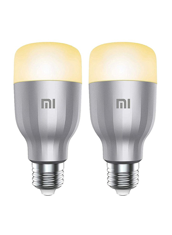 Xiaomi Mi RGB LED Smart Bulb, 2 Pieces, Multicolour