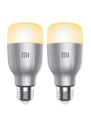 Xiaomi Mi RGB LED Smart Bulb, 2 Pieces, Multicolour