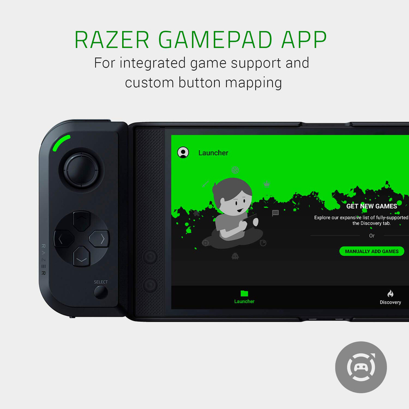 Razer Junglecat Dual-Sided Mobile Controller, Black