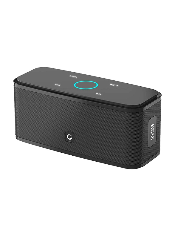 Doss Soundbox Touch Portable Wireless Bluetooth Speakers, Black